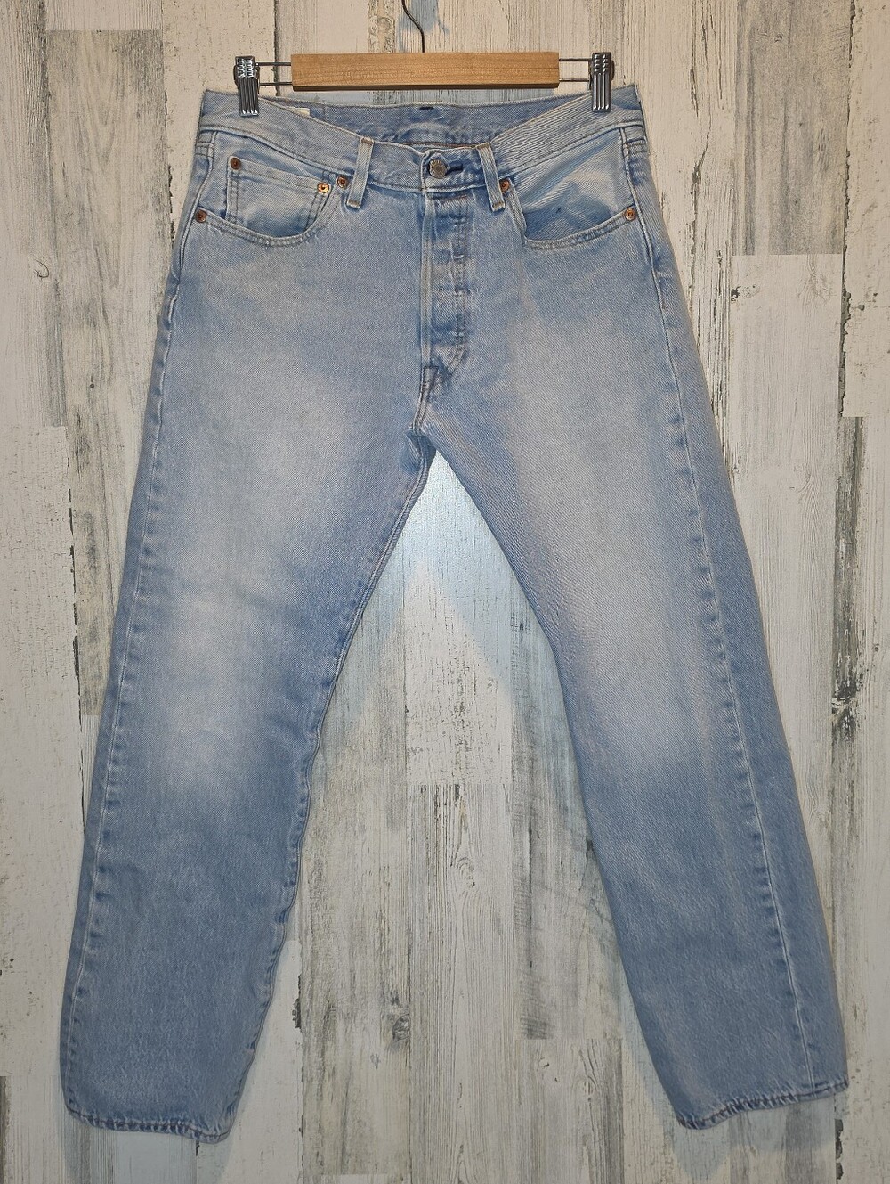 Levi's Light Blue Straight Leg Jeans